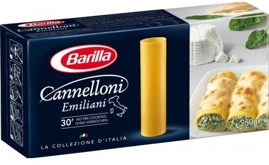 Паста Barilla La Collezione Каннелони 250 г