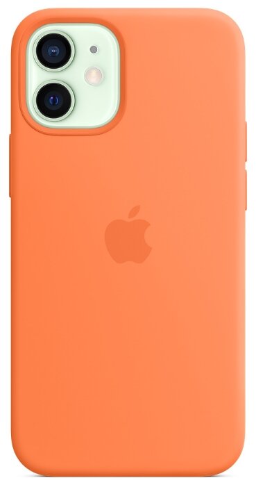 Чехол Apple iPhone 12 mini Silicone MagSafe Kumquat