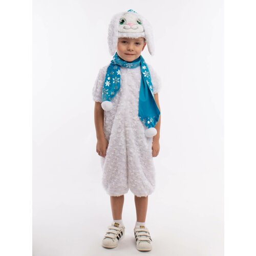 Костюм Зайчик Федя (972 к-23), размер 104, цвет мультиколор, бренд Пуговка карнавальный костюм пуговка зайчик для малыша
