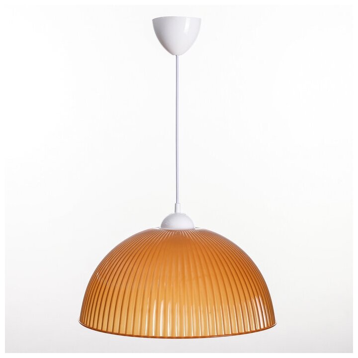 фото Люстра подвесная Волна E27 15Вт коричневый 40х40х18(+60)см