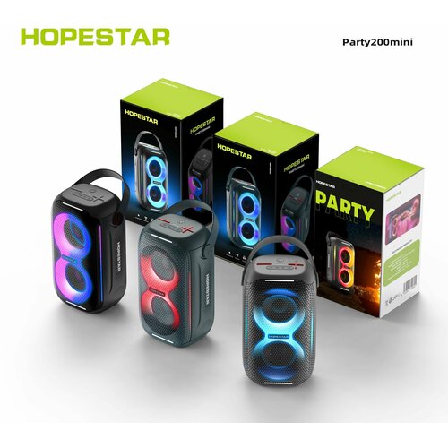 Портативная Bluetooth Колонка Hopestar Party 200 Mini портативная акустика /блютуз колонка (черный)