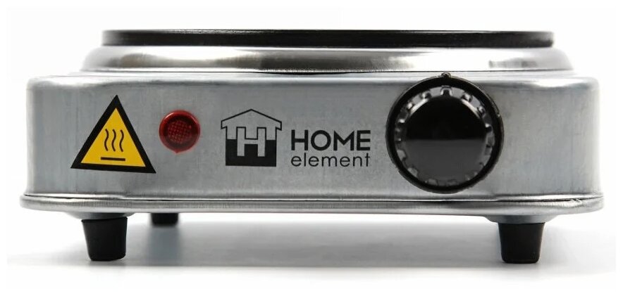 HOME ELEMENT HE-HP710 сталь электроплитка - фотография № 4