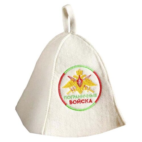 фото Банная забава банная шапка пограничные войска белый