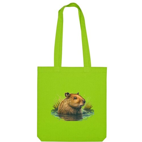 фото Сумка шоппер us basic, зеленый