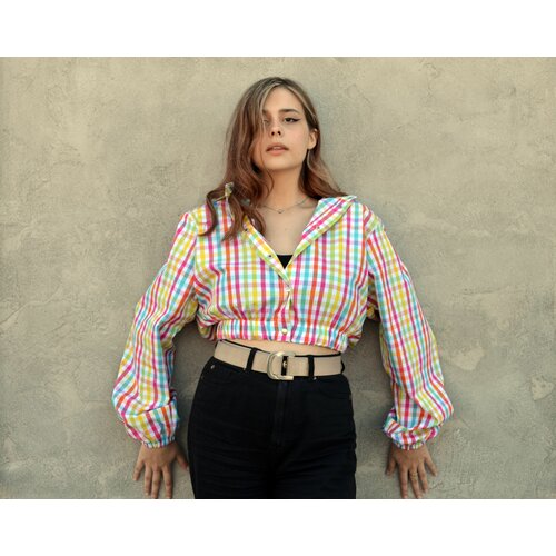 фото Рубашка в клетку твоя легенда нет бренда