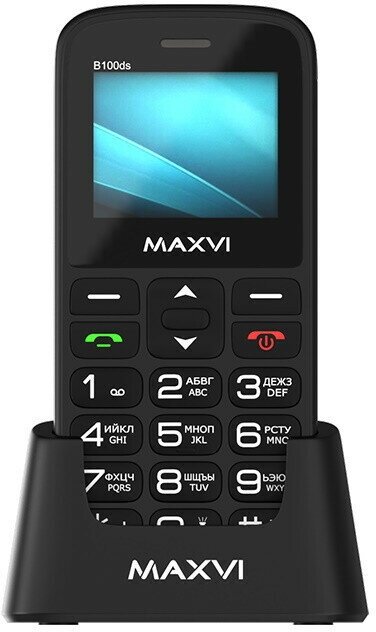 Телефон Maxvi B100ds black