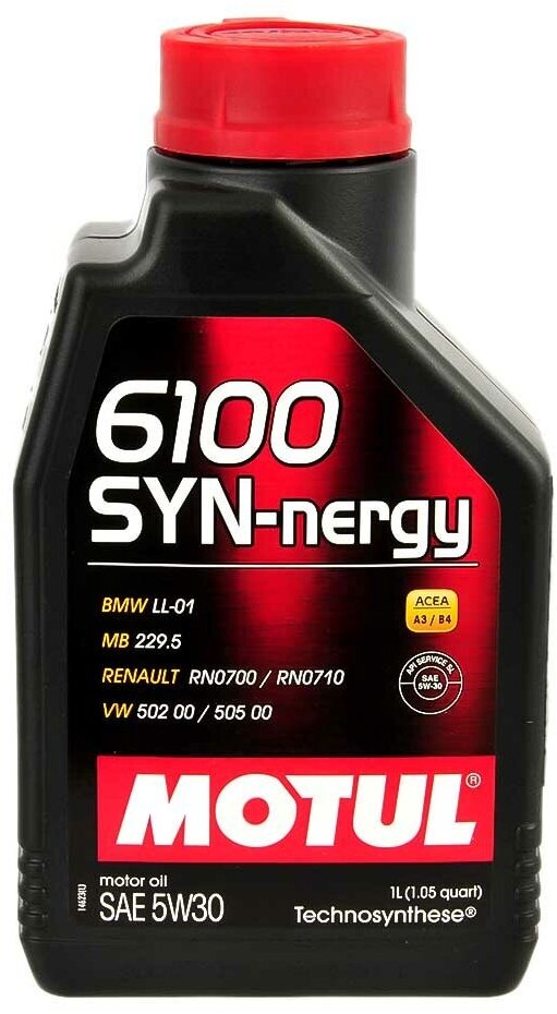 6100-SYN-NERGY 5W30 синтетика 1 л 107970
