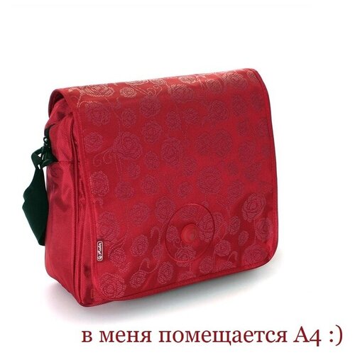 Сумка Herlitz Be.Bag Red Roses для работы и учёбы, для творческих принадлежностей, сумка через плечо, трансформер herlitz сумка школьная be bag red roses