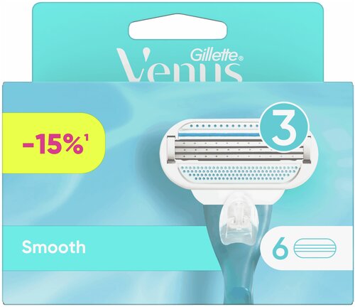 Venus Кассеты женские Smooth, 6 шт