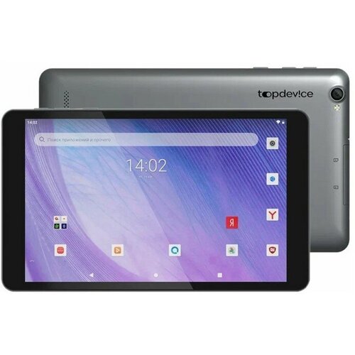 Планшет Topdevice Tablet C8, 8, IPS,800x1280, 2.1 ГГц, 3+32 Гб, 5+2 Мп, BT 5.1, And.11, SIM планшет top device tablet а8 2 32gb черный