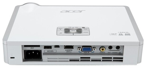 Проектор ACER K335, 1000 ANSI LM, 1280X800, 10000:1 (CWX1139)