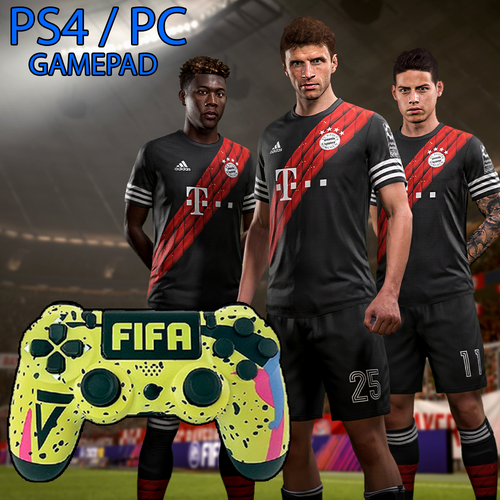 Геймпад / джойстик для PS4/PC/Android/IOS в стиле FIFA Желтый