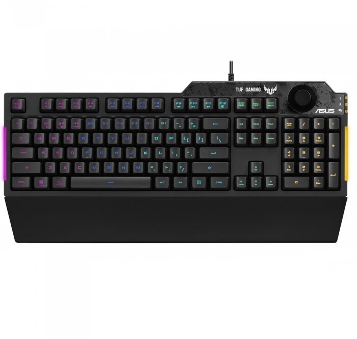 RA04 TUF GAMING K1 Keyboard Wired (USB) Membrane 451x155x36mm 810g {5}