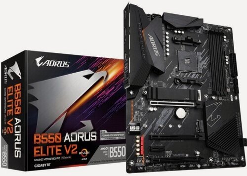 Изображение товара Материнская плата Gigabyte B550 AORUS ELITE V2 (AM4, ATX)