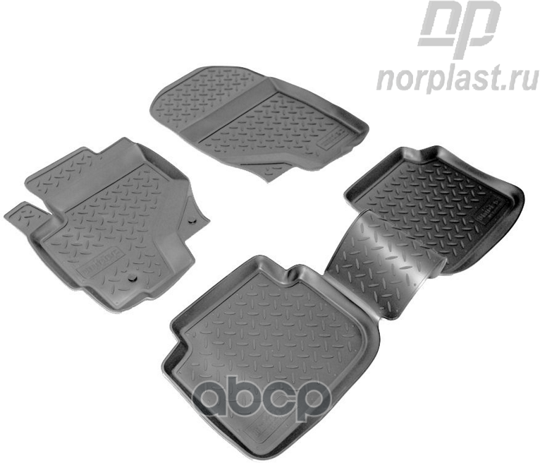 Коврики В Салон Полиуретан Norplast Mitsubishi Colt, 2004-2008 Черный Комплект Npl-Po-59-20 Mitsubishi Colt (2004-2008) NORPL.