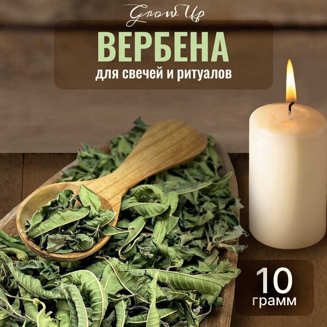 Сухая трава Вербена лимонная для свечей и ритуалов, 10 гр