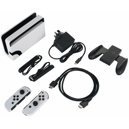Игровая приставка Nintendo Switch OLED-модель (белый) игровая приставка nintendo switch lite dialga and palkia