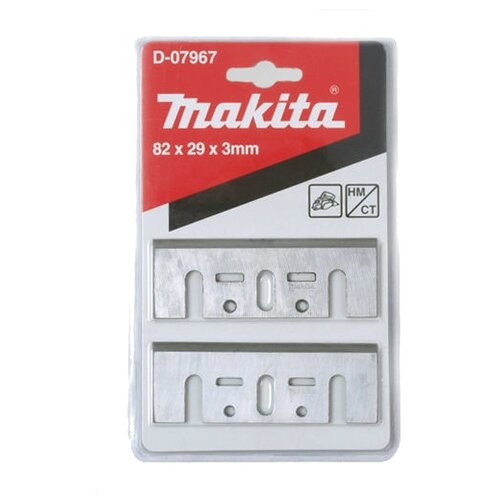 Набор ножей для электрорубанка Makita D-07967 (2 шт.) ножи практика 82х29х3мм к рубанку makita 1923h 1902 kp0810 2шт блистер