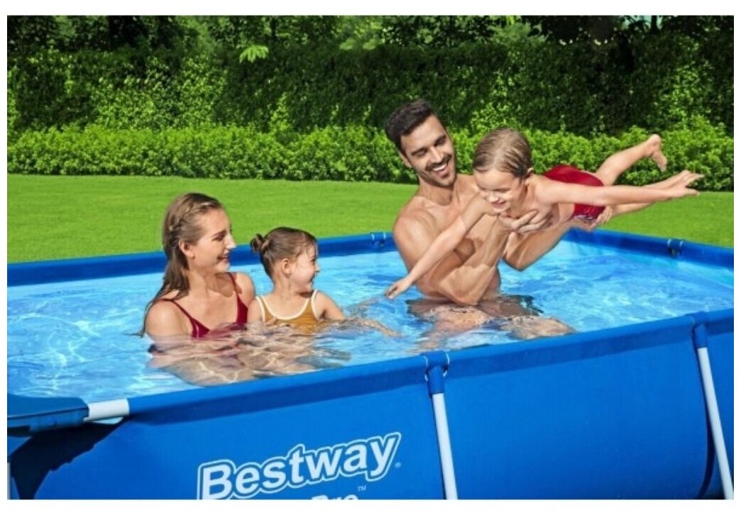 259 х 170 х 61 см Бассейн , Bestway, 56403 - фотография № 19