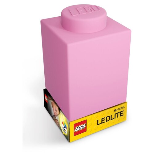 фото Lgl-lp39 фонарик силиконовый lego - розовый