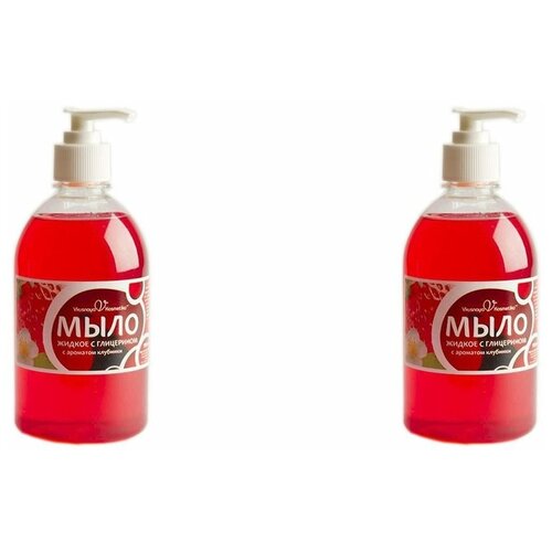 Vkusnaya Kosmetika Жидкое мыло клубника с дозатором 500 мл 2 шт