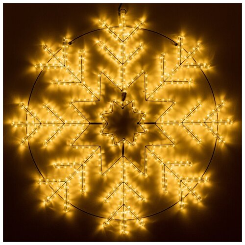 Светодиодная фигура Ardecoled Снежинка ARD-Snowflake-M8-950x950-540Led Warm 034255