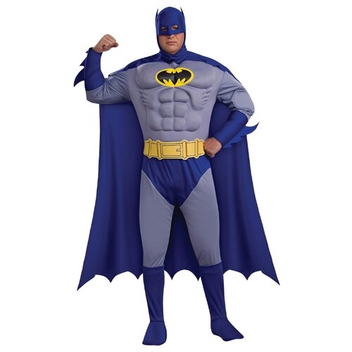 фото Костюм бэтмен с мускулами deluxe взрослый, plus (56-58) rubie's