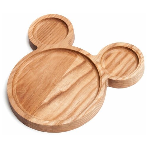 фото Деревянная доска для подачи блюд «мышонок», светлый ясень, drevmade