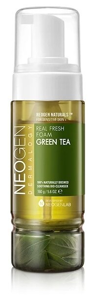 Успокаивающая пенка для умывания с зелёным чаем | Neogen Dermalogy Real Fresh Foam Cleanser Green Tea