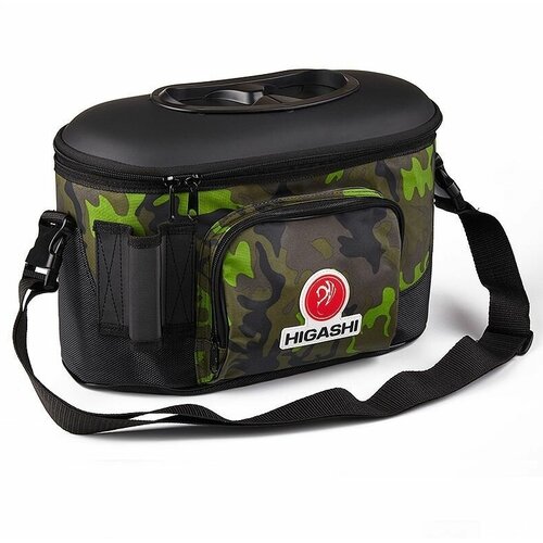 Кан рыболовный Higashi Live bait box 7.5L #Green Camo кан рыболовный higashi live bait box 7 5l