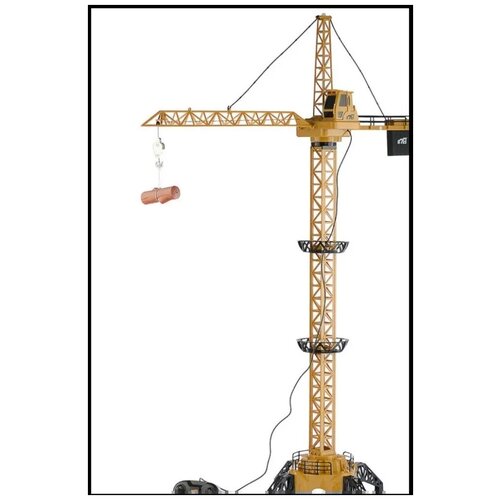 Подъемный башенный кран с пультом управления/ высота 128 см/кран на пульте управления/строитльная техника на пульте управления