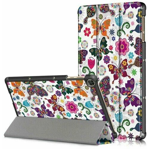 Чехол Smart Case для Huawei MatePad T10 / T10s / C5e / C3 / Honor Pad X8 / X8 Lite / X6 (Butterflies) funda huawei matepad t10s 10 1 2020 ags3 l09 ags3 w09 magnetic stand tablet case leather flip coque wake sleep smart cover