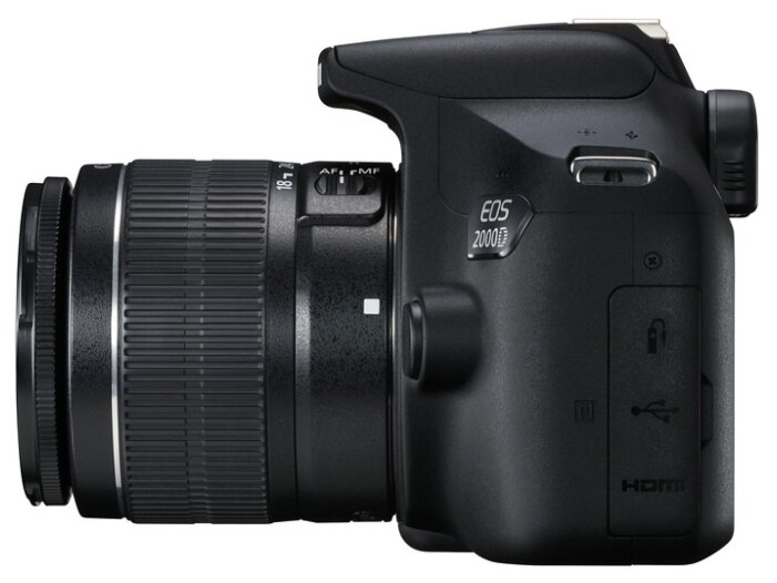 Фотоаппарат Canon EOS 2000D Kit черный EF-S 18-55mm f/3.5-5.6 III фото 4