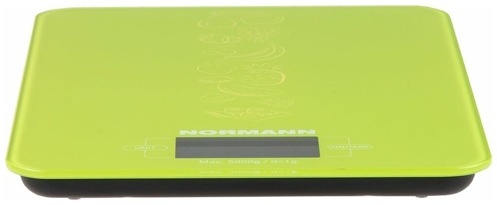 Кухонные весы Normann ASK-269 зеленый - фотография № 5