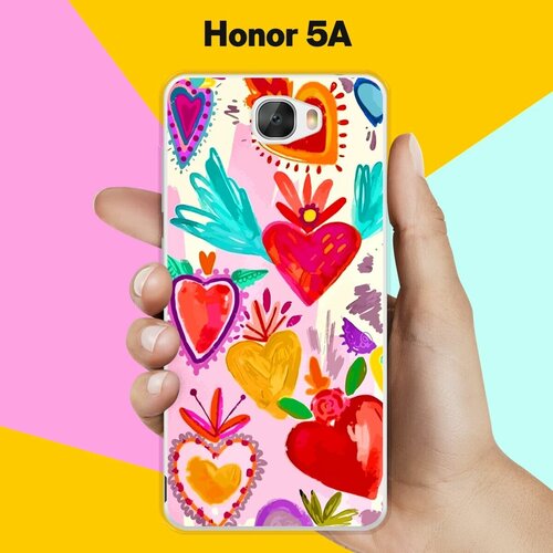 Силиконовый чехол на Honor 5A Узор 13 / для Хонор 5А силиконовый чехол на honor 5a узор из такс для хонор 5а