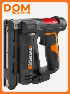 Изображение товара Степлер строительный WORX WX843, с АКБ и зарядным устройством, 20 В, 85 выстрелов в минуту