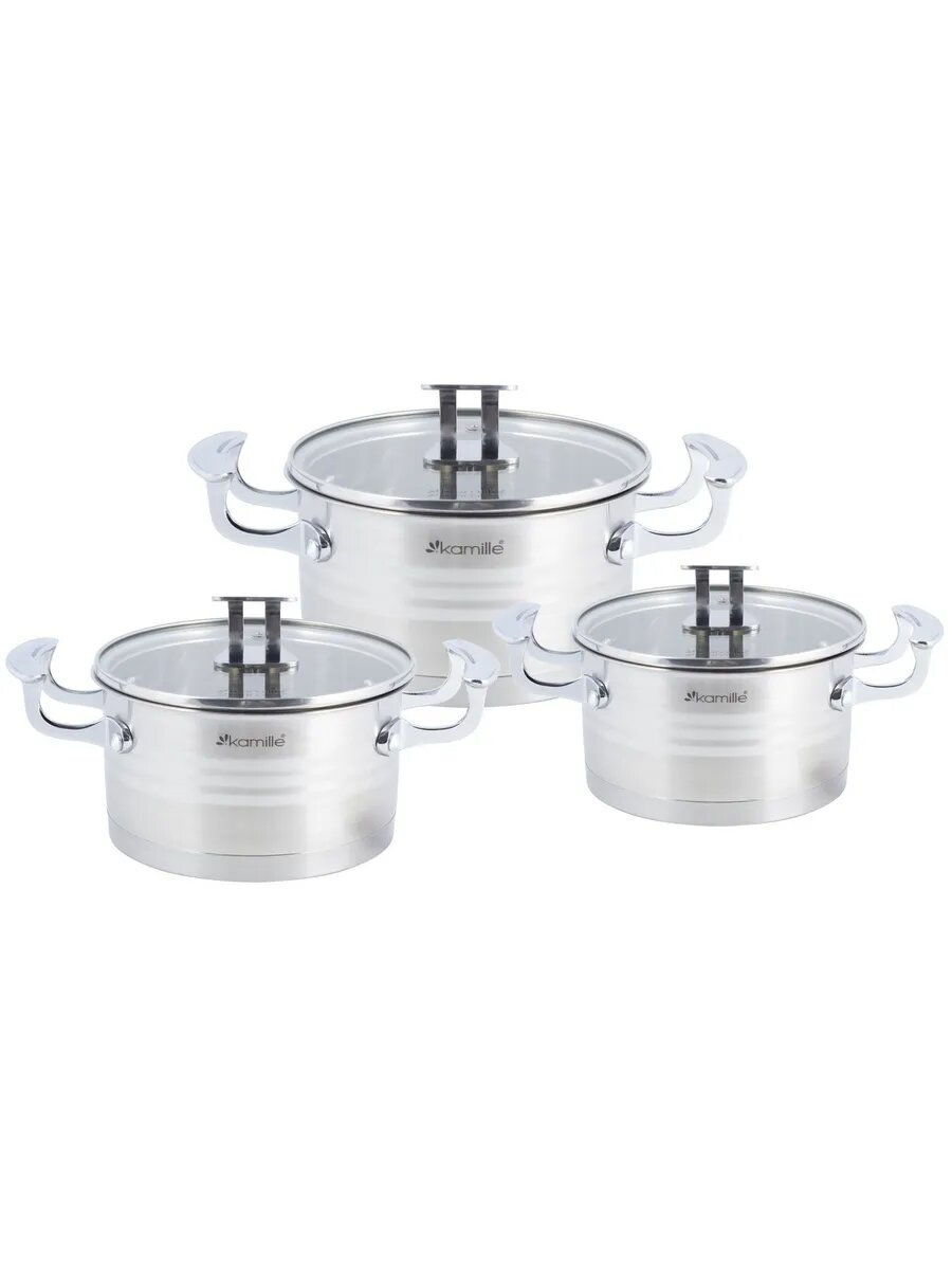 Набор кастрюль 3шт