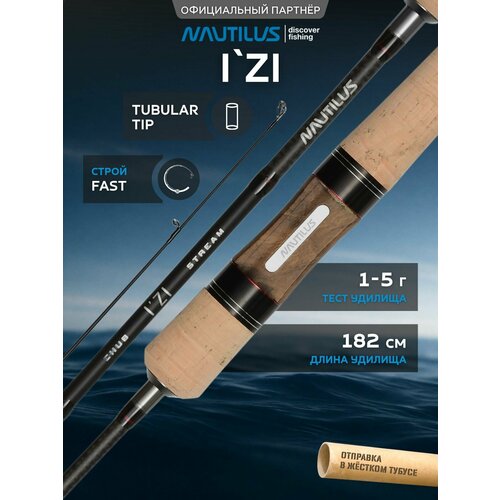 Спиннинг Nautilus Izi NIS-632UL-AR 182см 1-5гр NEW