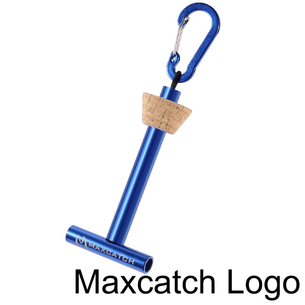 Держатель поводка Maxcatch, синий, с логотипом