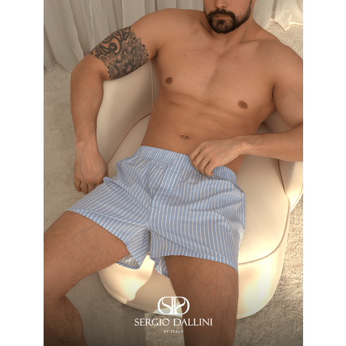 фото Трусы sergio dallini, размер xxxl, голубой/красный