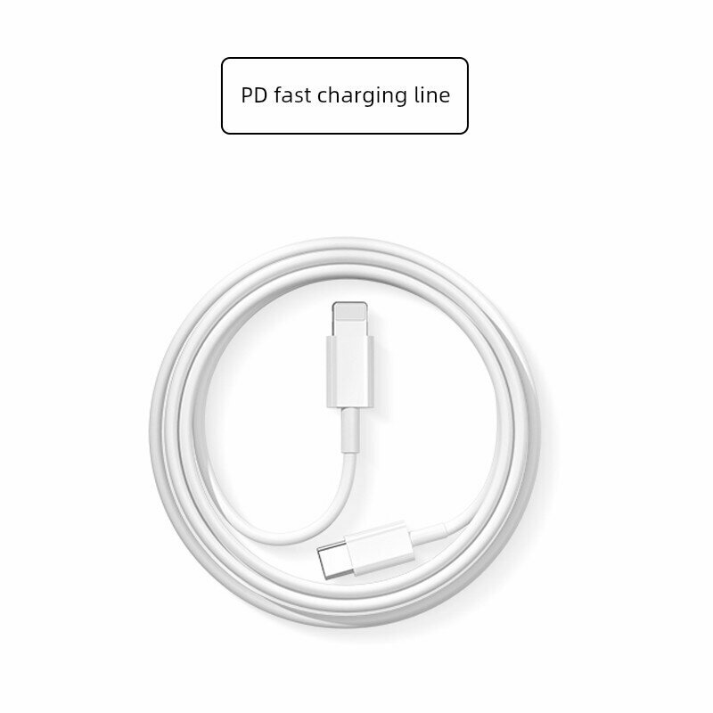 Высокоскоростной PD-кабель с разъемом Lightning, 2-метровая брелоковая ткань для iPhone/iPad, поддержка быстрой зарядки