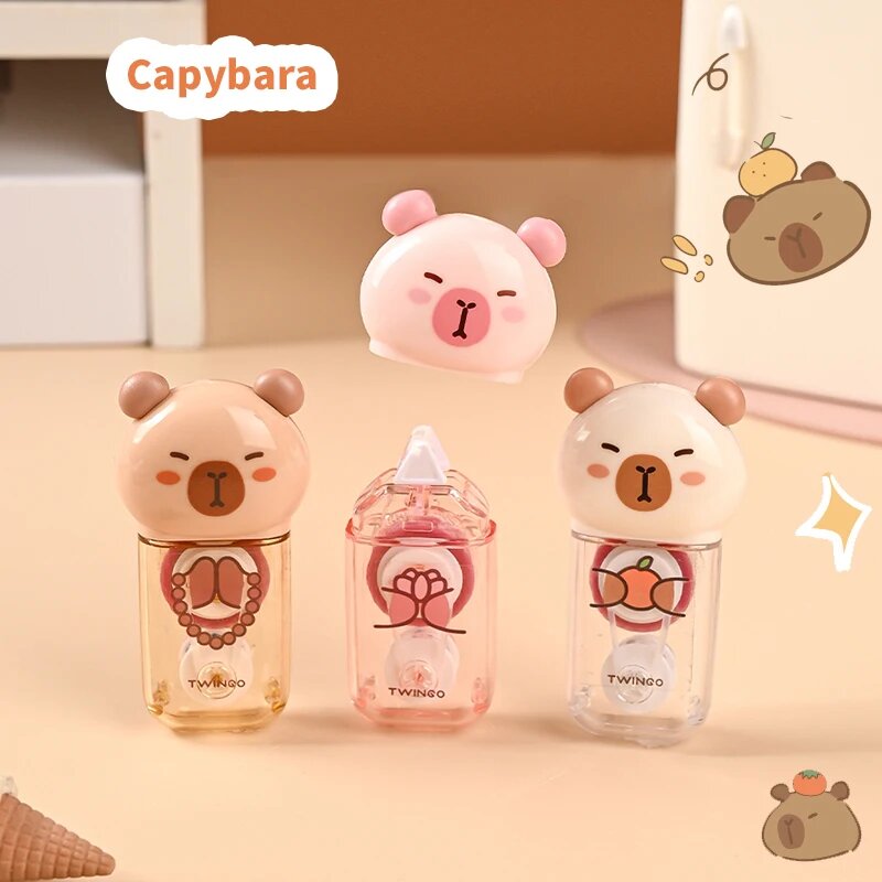 Двухсторонний скотчTransparent cute capybara 5 мм x 5 м