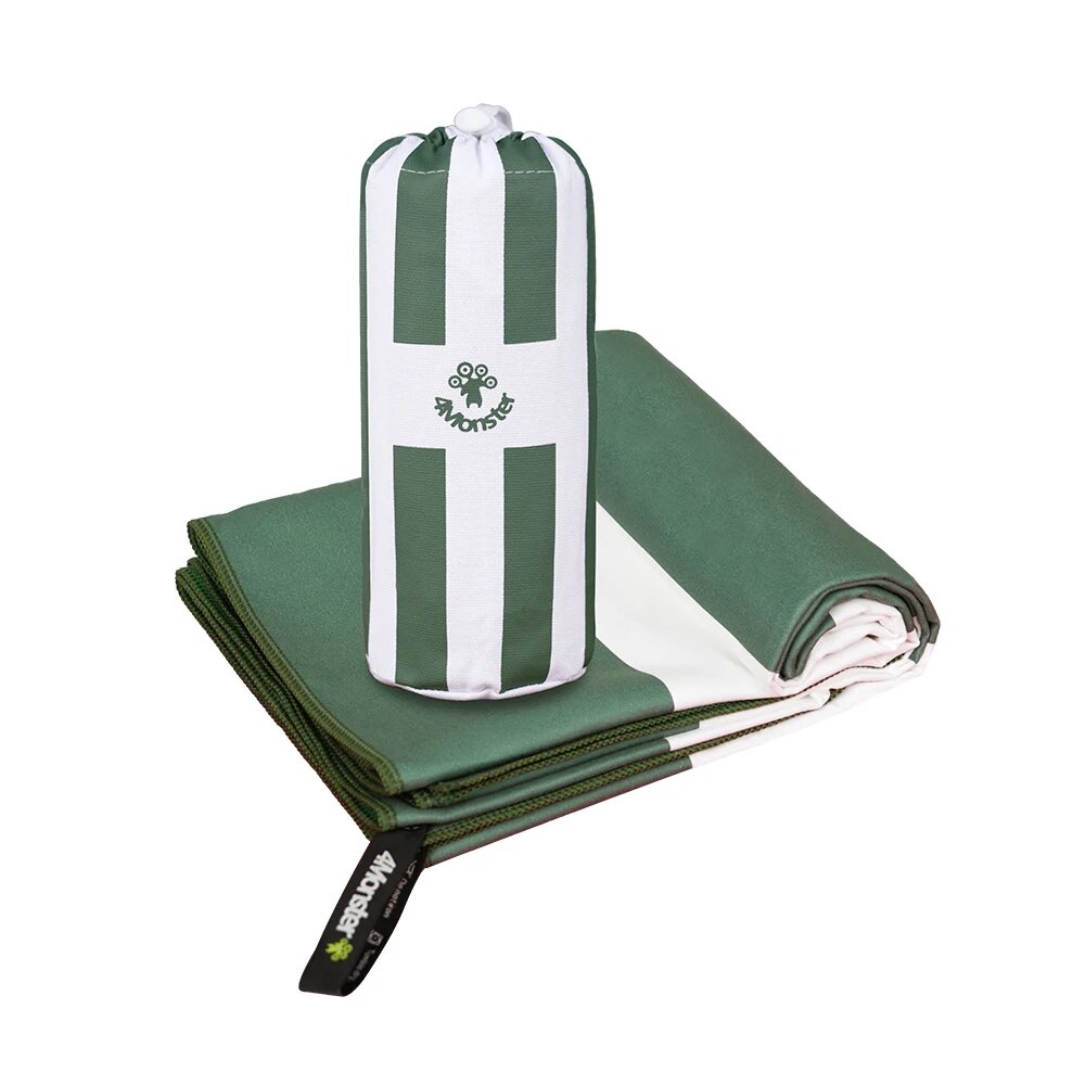 Полотенце 4monster микрофибра яркие цвета XL 90x200cm, Зеленый, Army Green