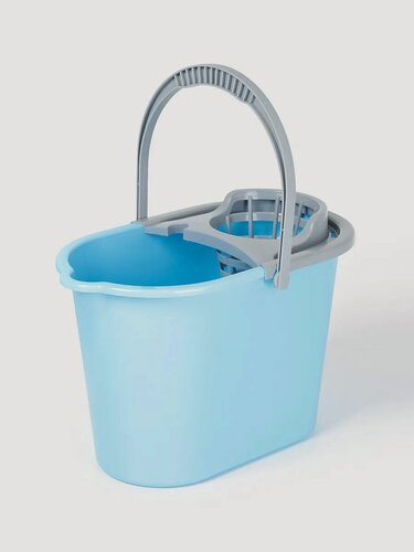 Изображение товара Ведро с отжимом «Классика», 10 л, прямоугольное, цвет микс, 37,8х21,6х26см