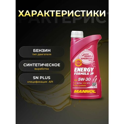 фото Energy formula 5w30 синтетика 1 л mn7914-1 mannol