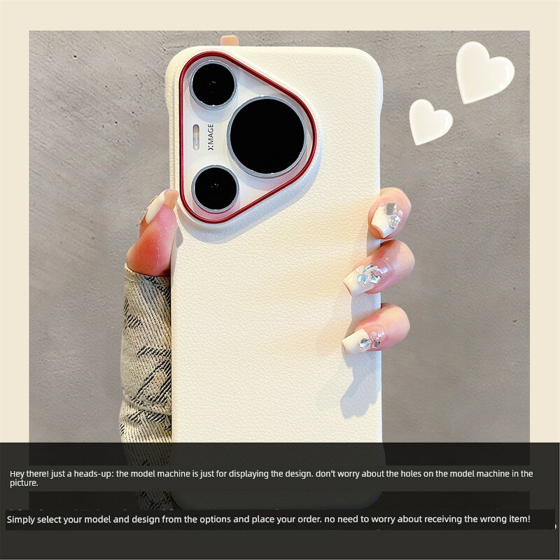 Бескрайний кожаный чехол для iPhone 14 Pro в белом цвете, ультра-тонкий дизайн с премиальным покрытием для надежной