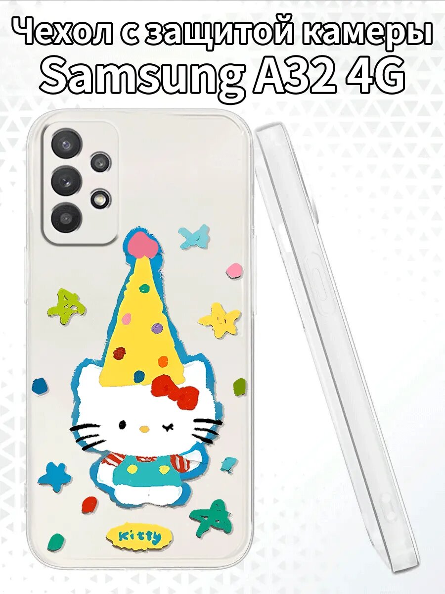 Чехол для SamsungA324G с изображением Хелло Китти