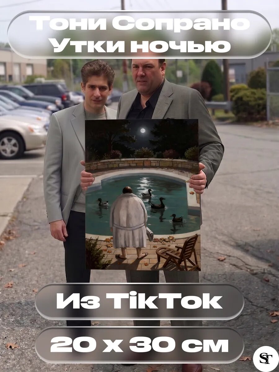 Картина Тони Сопрано "Утки ночью"