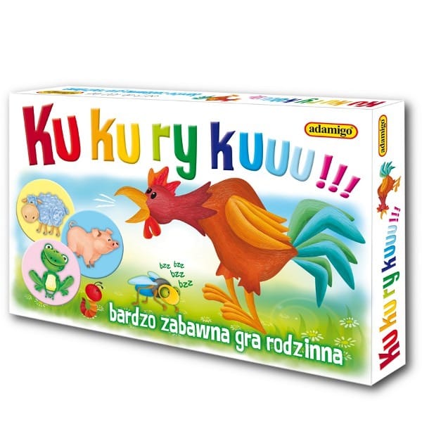 Настольная игра Adamigo Kukuryku, семейная игра для детей
