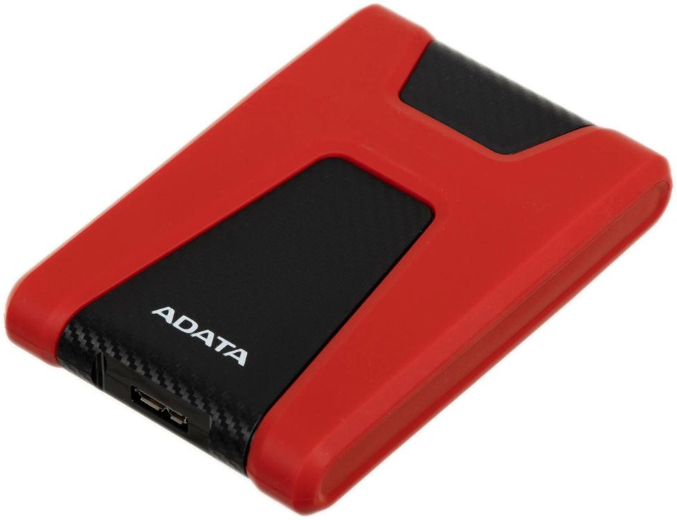 Внешний жесткий диск ADATA HD650, USB3.1, 2TB, 2.5", красный AHD650-2TU31-CRD